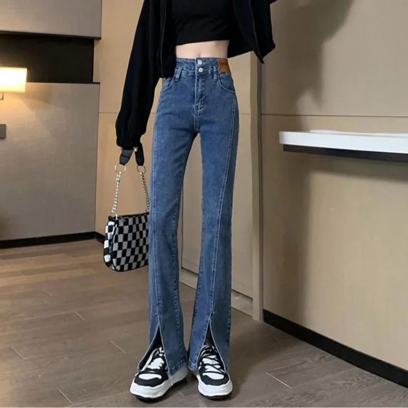 Woman Jeans Flare Low Waist Slim High Elastic Jeans For Women Pants 2023 Korean Fashion Boyfriend Denim Pant Trousers
Woman Jeans Flare Low Waist Slim High Elastic Jeans For Women Pants 2023 Korean Fashion Boyfriend Denim Pant Trousers