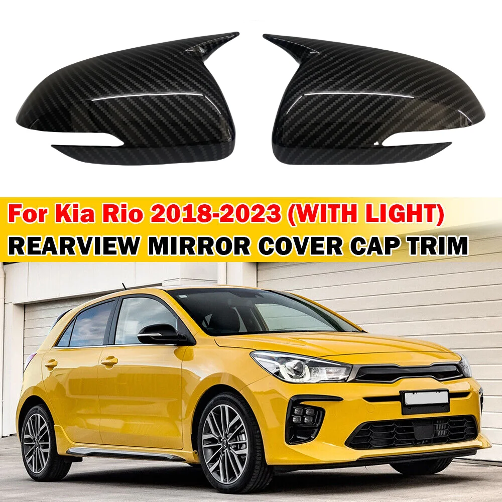 For Kia Rio 2018-2023 WITH Turn Signal Car Rearview Side Mirror Cover Wing Cap Exterior Rear View mirror cover Accessorie
For Kia Rio 2018-2023 WITH Turn Signal Car Rearview Side Mirror Cover Wing Cap Exterior Rear View mirror cover Accessorie