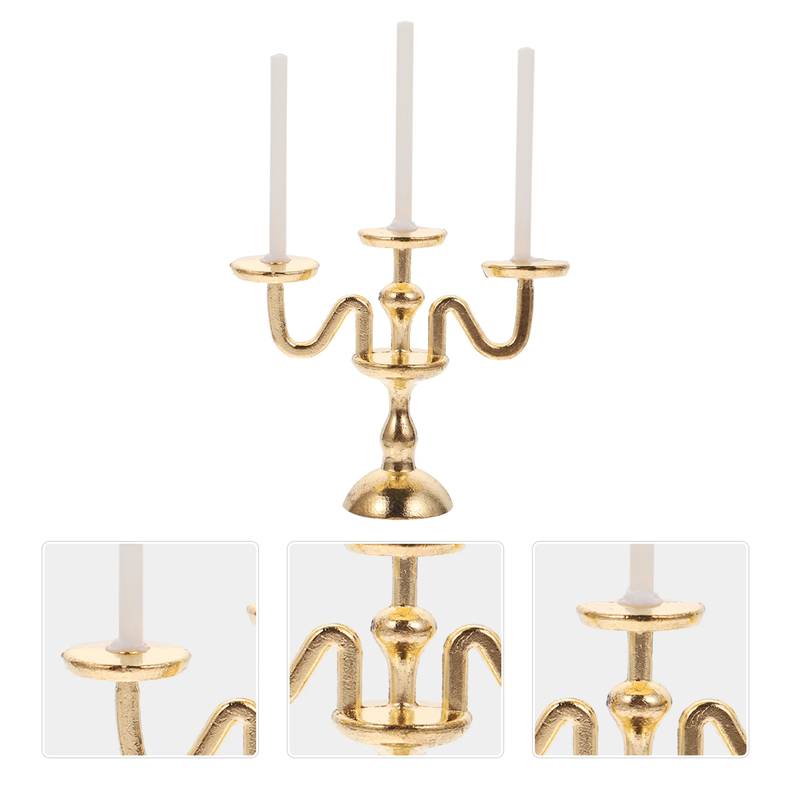 2 Pcs Candlestick Lamp Beech Decoration Alloy Craft Small Holder Model Mini Crafts Adornment House Ornament
2 Pcs Candlestick Lamp Beech Decoration Alloy Craft Small Holder Model Mini Crafts Adornment House Ornament