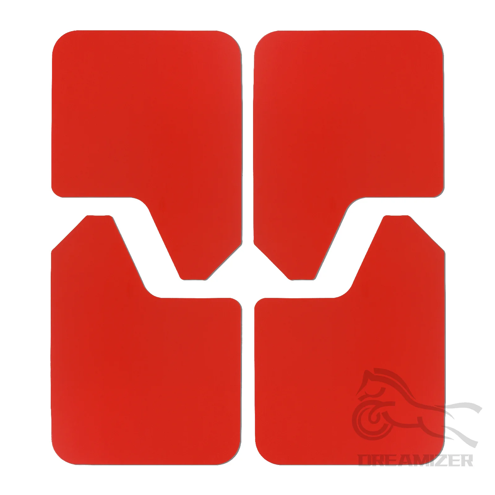 4PCS Red Flexible Splash Guards Set for Front Rear Bendable Cuttable Mudguards Dirty Fenders for Pickup Truck SUV Van
4PCS Red Flexible Splash Guards Set for Front Rear Bendable Cuttable Mudguards Dirty Fenders for Pickup Truck SUV Van