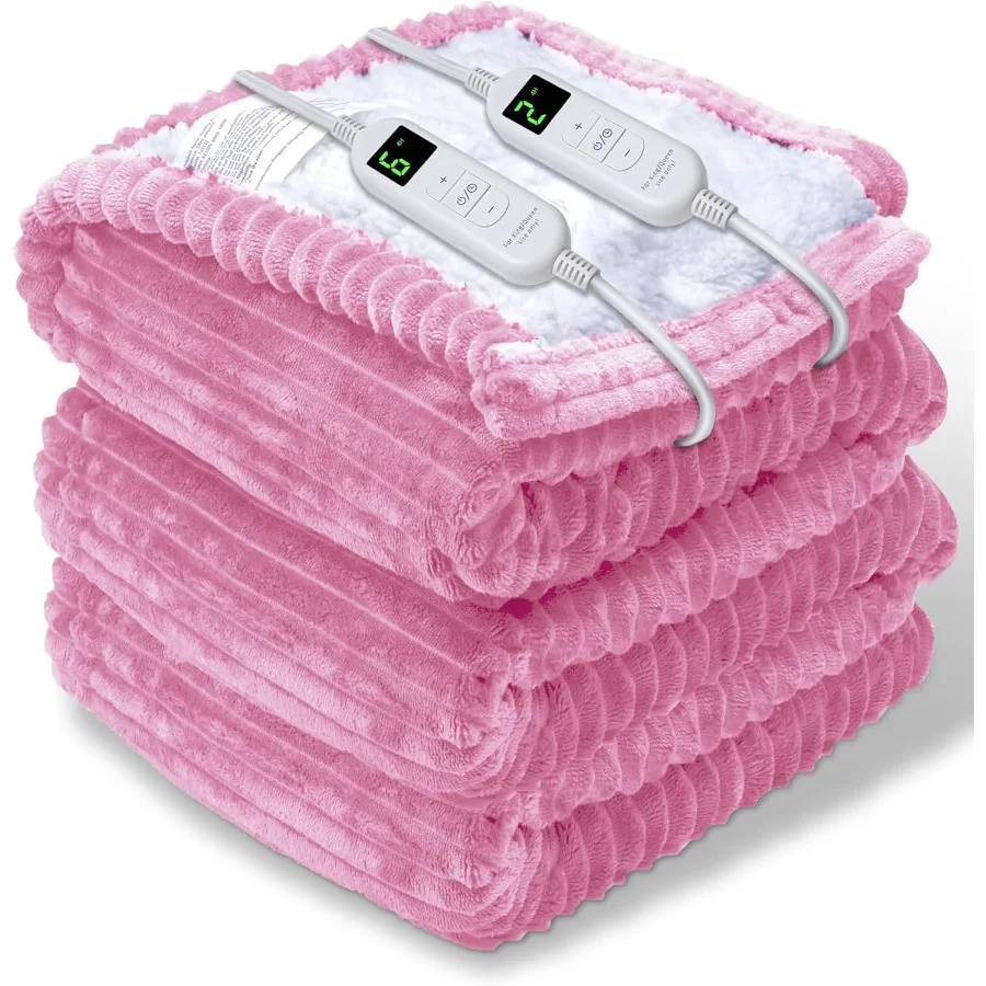 Одеяло с электрическим подогревом Одеяло с подогревом с 4 настройками таймера и 6 настройками нагрева Лучшие зимние подарки для мужчин и женщин
Одеяло с электрическим подогревом Одеяло с подогревом с 4 настройками таймера и 6 настройками нагрева Лучшие зимние подарки для мужчин и женщин