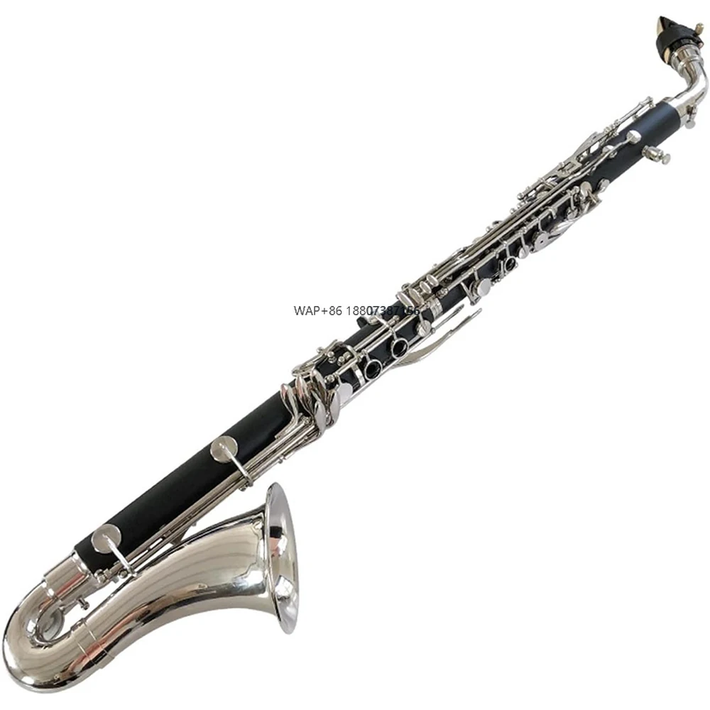 Factory Customization 21Key Clarinet for Student Beginner EB Alto Clarinet Bakelite Tube Nickel Plated Keys Alto Clarinet Set