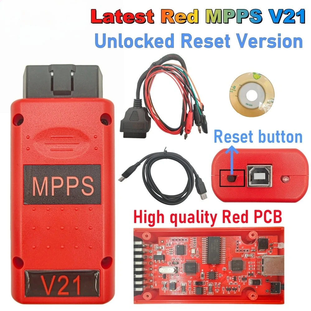 MPPS V21 Unlocked Infinite Reset High Quality Version Full Chip with Breakout Tricore Cable OBD2 ECU Chip Tuning Scanner Tool
MPPS V21 Unlocked Infinite Reset High Quality Version Full Chip with Breakout Tricore Cable OBD2 ECU Chip Tuning Scanner Tool