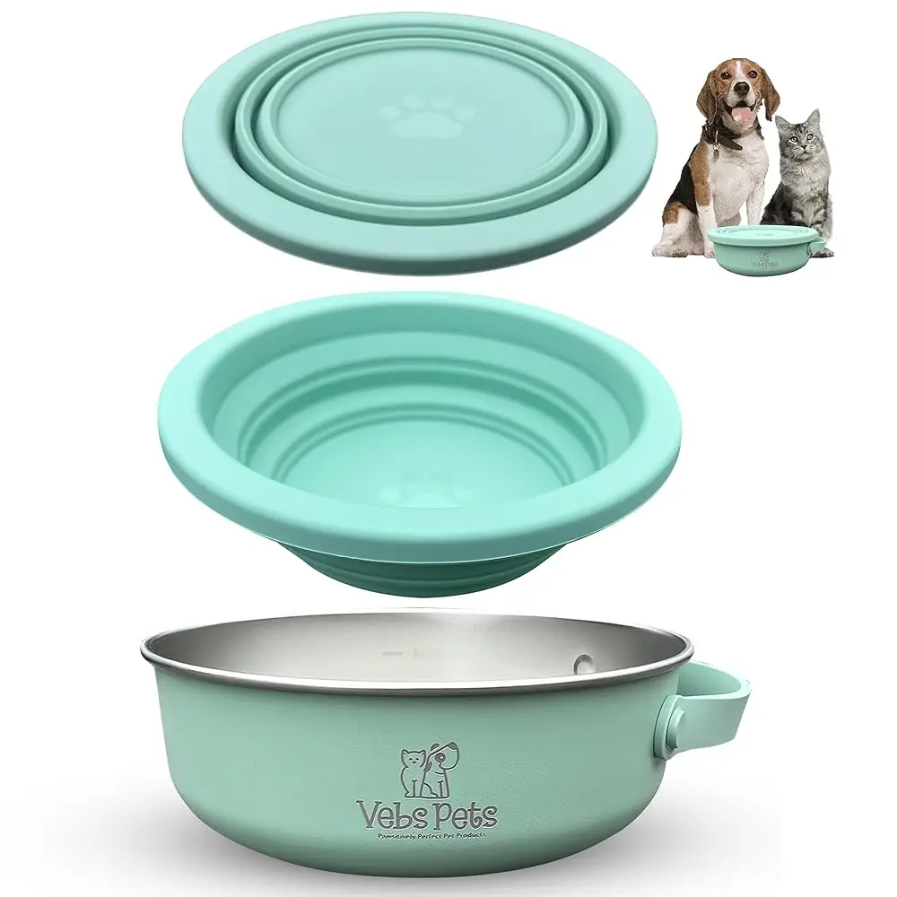 Миска для собак из нержавеющей стали Pets- 30 унций, с раскладной крышкой-миской 20 унций и ручкой, герметичная, нескользящая, для еды и воды для собак
Миска для собак из нержавеющей стали Pets- 30 унций, с раскладной крышкой-миской 20 унций и ручкой, герметичная, нескользящая, для еды и воды для собак