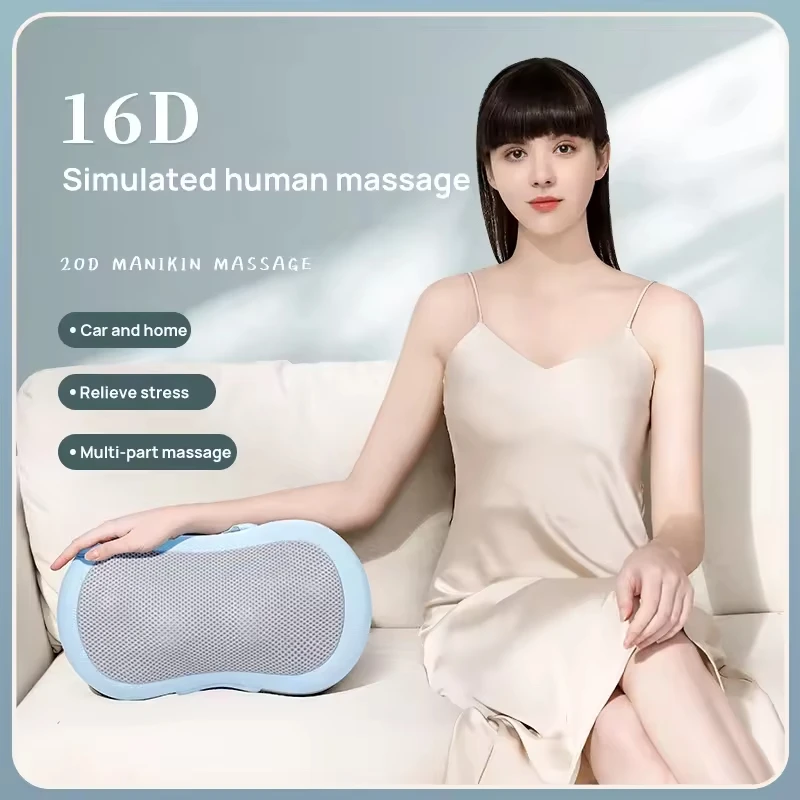 Electric Peanuts Shaped Neck Massager Pillow for Car Home Office Use Portable Rechargeable Heated Cushion Back Pain Relief
Electric Peanuts Shaped Neck Massager Pillow for Car Home Office Use Portable Rechargeable Heated Cushion Back Pain Relief