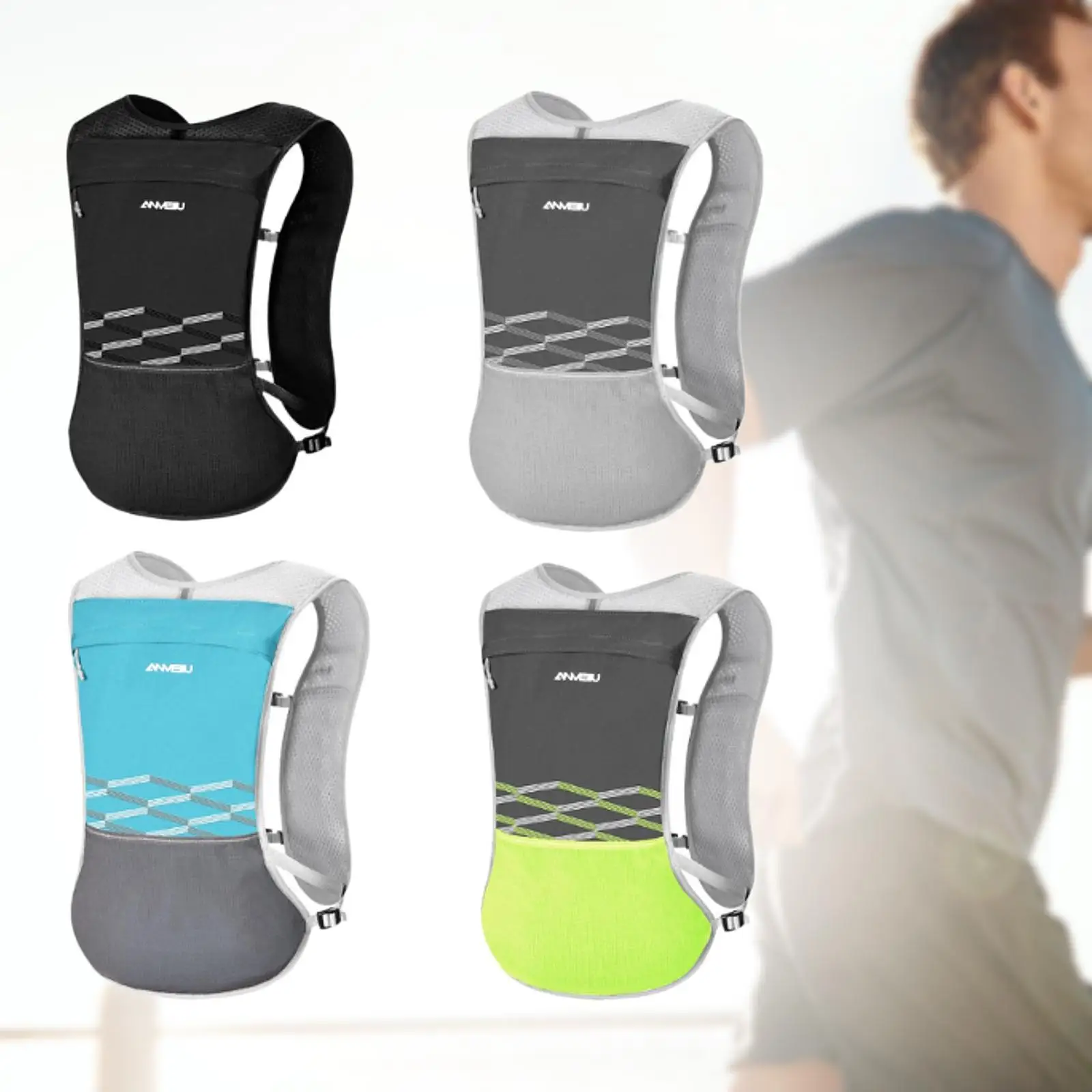 Vest Pack Adjustable Running Gear for Men Women Running Vest Sport Bag for Hiking Jogging Cycling Camping
Vest Pack Adjustable Running Gear for Men Women Running Vest Sport Bag for Hiking Jogging Cycling Camping