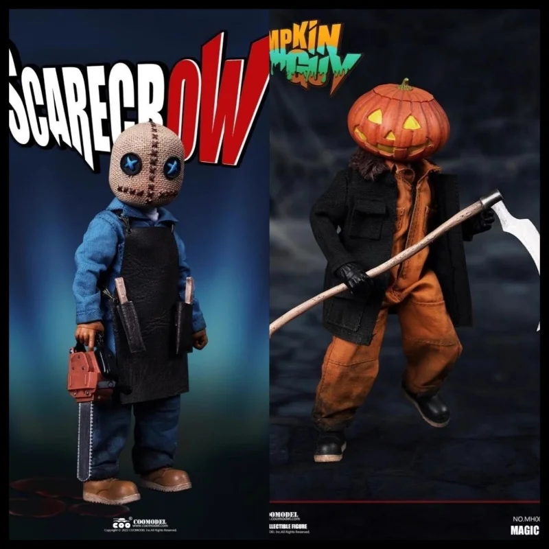 1/12 Coomodel Magic House Action Figure Set - Pumpkin Man Scarecrow Collectible Models Full Series Replaceable Accessories
1/12 Coomodel Magic House Action Figure Set - Pumpkin Man Scarecrow Collectible Models Full Series Replaceable Accessories