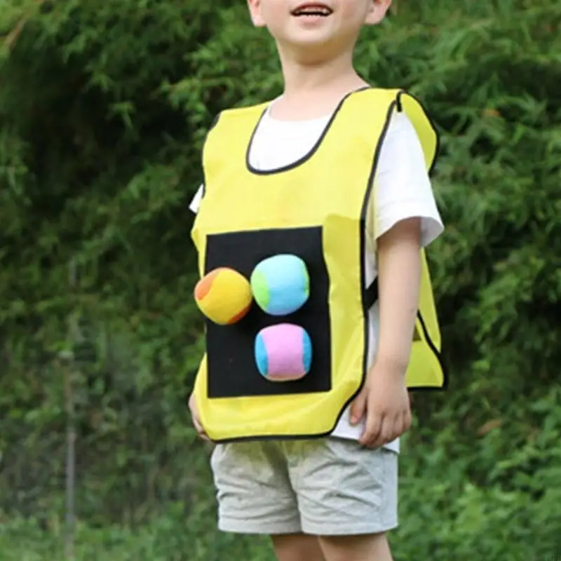 Outdoor Sticky Ball Activity Vest for Kids and Adults Durable Nylon for Group Game Teamwork
Outdoor Sticky Ball Activity Vest for Kids and Adults Durable Nylon for Group Game Teamwork