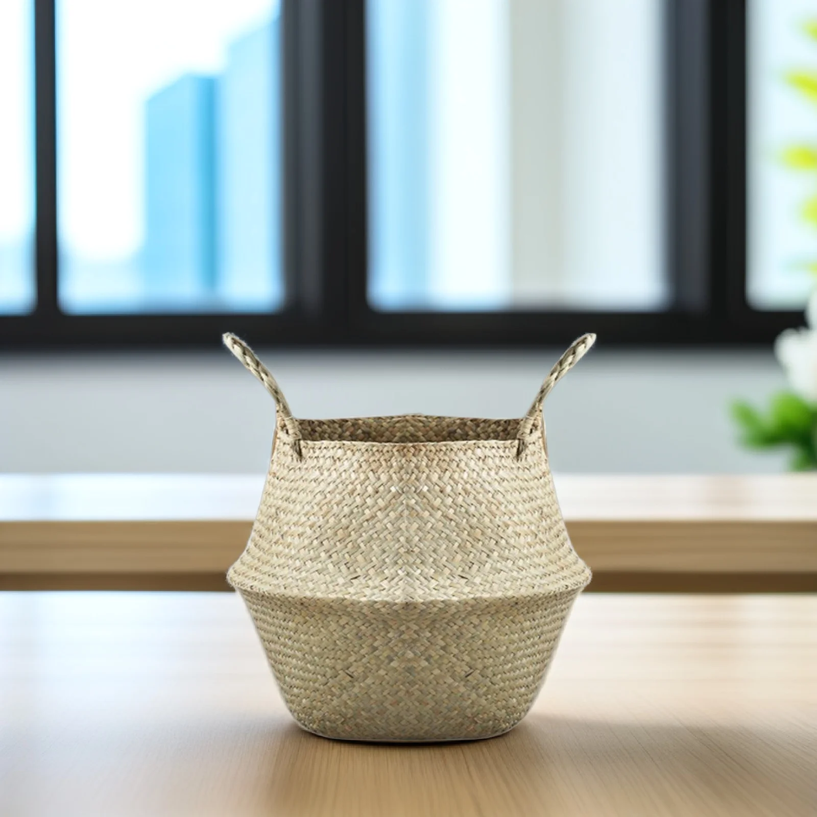 Seagrass Woven Planter Straw Basket Portable Storage Vase Home Decor Eco Friendly Plant Pot Bedroom Bathroom Room
Seagrass Woven Planter Straw Basket Portable Storage Vase Home Decor Eco Friendly Plant Pot Bedroom Bathroom Room