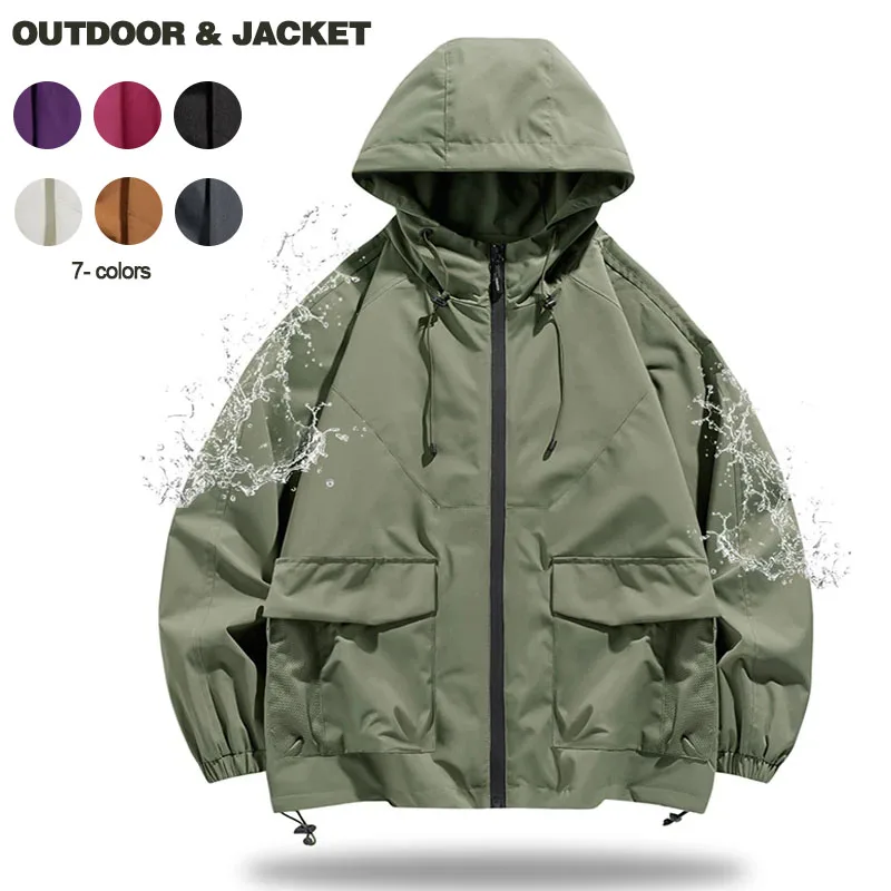 Совершенно новая модная уличная куртка, ветрозащитная износостойкая мягкая свободная мужская верхняя одежда с капюшоном и молнией, модное походное пальто
Совершенно новая модная уличная куртка, ветрозащитная износостойкая мягкая свободная мужская верхняя одежда с капюшоном и молнией, модное походное пальто