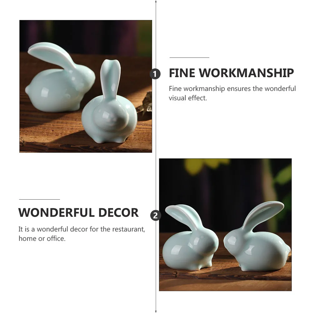 Ceramic Rabbit Decorative naments Bunny Craft Home Desktop Decor Table Animal Modeling Housewarming Gift Durability Practical
Ceramic Rabbit Decorative naments Bunny Craft Home Desktop Decor Table Animal Modeling Housewarming Gift Durability Practical