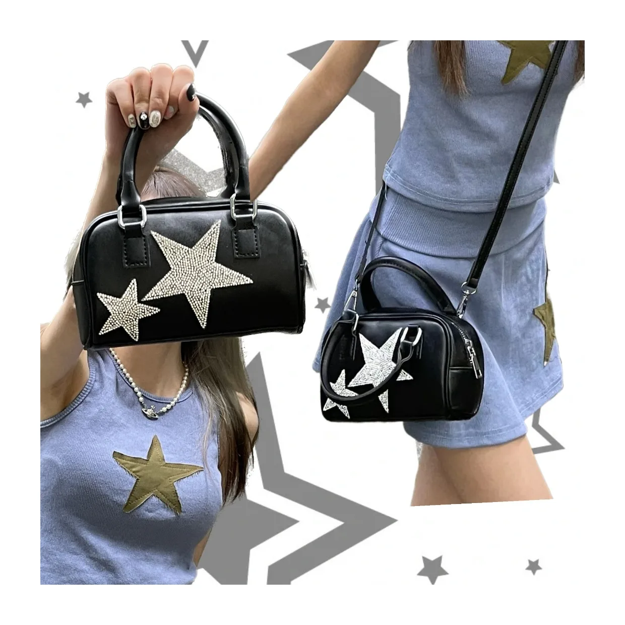 JIAERDI Harajuku Star Bags Ladies Y2k Vintage Sweet Cool Girls Casual Messenger Bags Women Subculture Fashion Hand Bag 2023 New
JIAERDI Harajuku Star Bags Ladies Y2k Vintage Sweet Cool Girls Casual Messenger Bags Women Subculture Fashion Hand Bag 2023 New