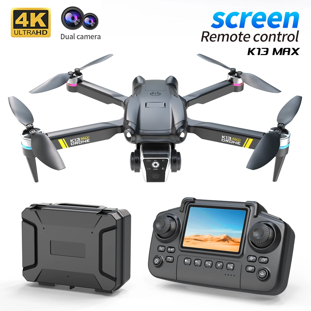 K13 MAX RC Дрон Профессиональные 8K HD Камеры WIFI FPV Удержание высоты Жест Фотография Квадрокоптер Экран Дистанционное Управление Игрушки Подарки
K13 MAX RC Дрон Профессиональные 8K HD Камеры WIFI FPV Удержание высоты Жест Фотография Квадрокоптер Экран Дистанционное Управление Игрушки Подарки