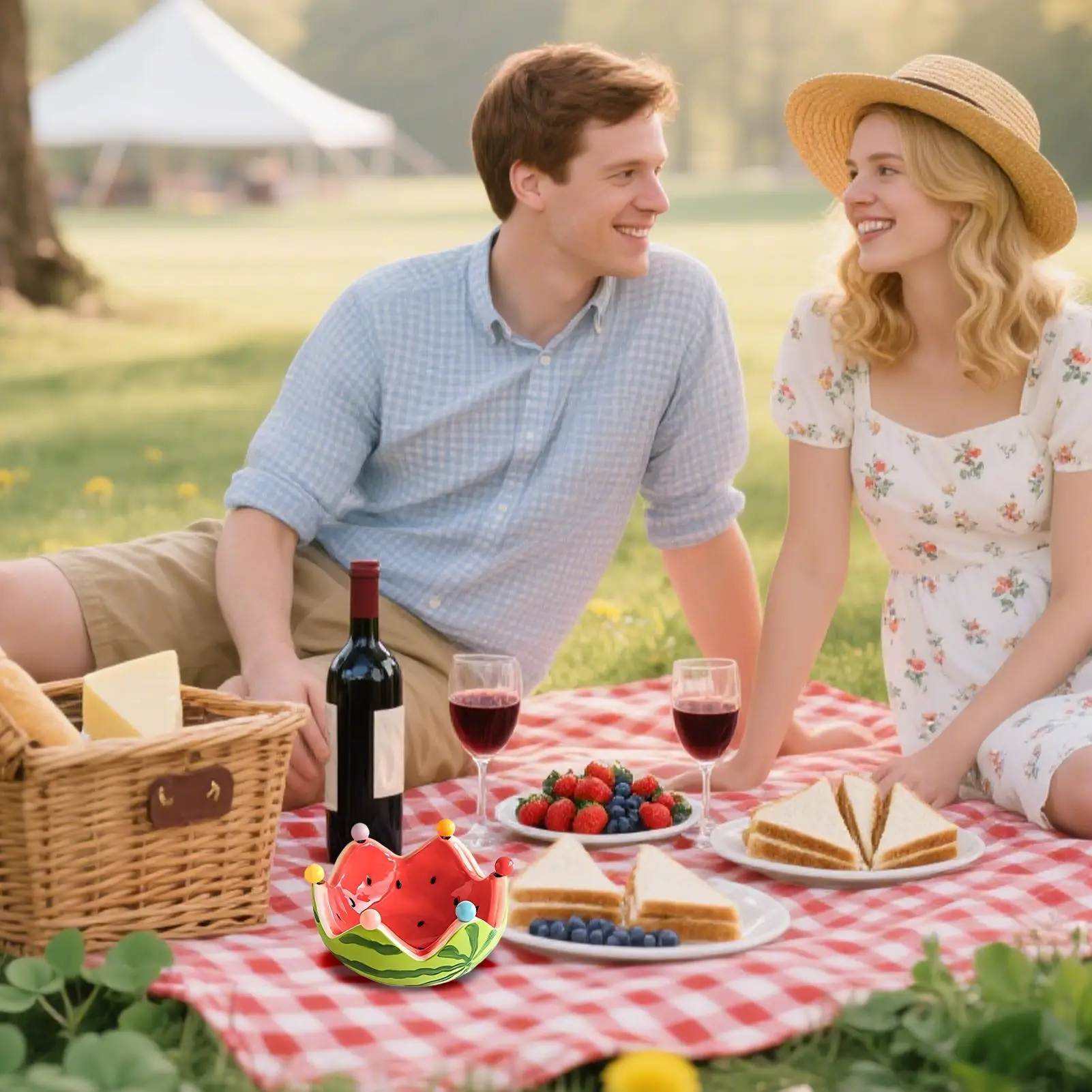 Watermelon Fruit Bowl Ceramic Salad Bowl With 6 Stainless Steel Forks Kitchen Gadgets For Lounge Restaurant Household Event
Watermelon Fruit Bowl Ceramic Salad Bowl With 6 Stainless Steel Forks Kitchen Gadgets For Lounge Restaurant Household Event