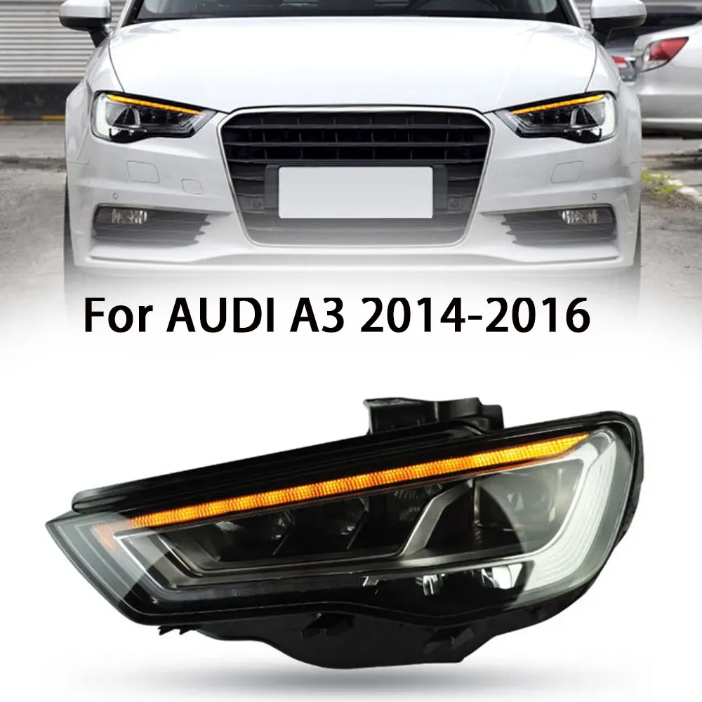 Автомобильные фары для AUDI A3 8V, светодиодные фары 2014-2016, фары DRL, сигнальные линзы проектора, автомобильные аксессуары
Автомобильные фары для AUDI A3 8V, светодиодные фары 2014-2016, фары DRL, сигнальные линзы проектора, автомобильные аксессуары