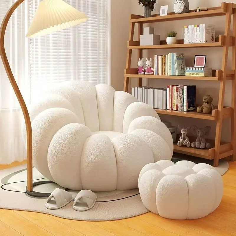 Lazy Person Sofa Pumpkin Cream Nordic Style Small Sofa for One Person Princess Style Rental Housing Balcony Floor Sofa
Lazy Person Sofa Pumpkin Cream Nordic Style Small Sofa for One Person Princess Style Rental Housing Balcony Floor Sofa