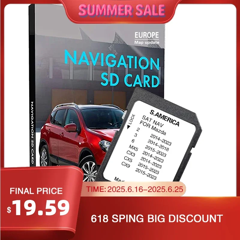 Connect 1 System with for Mazda 2/3/6/MX5/CX5/CX9 Vehicle GPS Maps South America Update data 2023 with Anti Fog Reaview Stickers
Connect 1 System with for Mazda 2/3/6/MX5/CX5/CX9 Vehicle GPS Maps South America Update data 2023 with Anti Fog Reaview Stickers