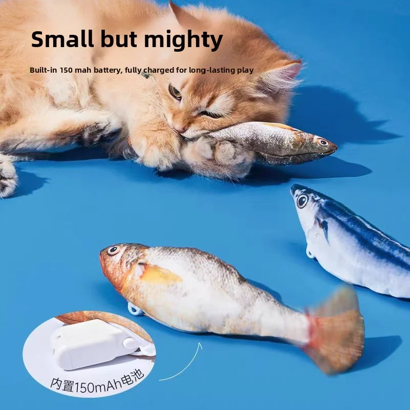 Smart Electric Cat Toy Fish - Self-Entertaining, Boredom-Relieving, Durable, Teeth-Grinding, Cat Teaser, Adorable Pet Accessory
Smart Electric Cat Toy Fish - Self-Entertaining, Boredom-Relieving, Durable, Teeth-Grinding, Cat Teaser, Adorable Pet Accessory