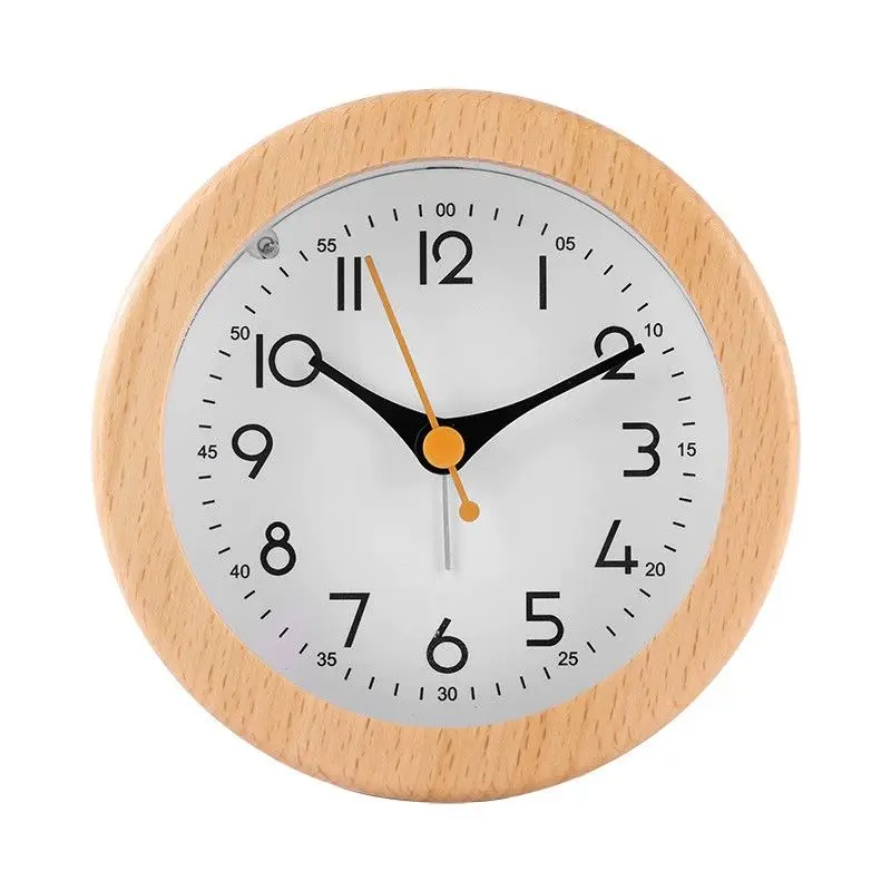 Round Wooden Alarm Clock with Arabic Numerals Non-Ticking Silent Backlight Battery Operated Wood Table Desk Alarm Clock
Round Wooden Alarm Clock with Arabic Numerals Non-Ticking Silent Backlight Battery Operated Wood Table Desk Alarm Clock