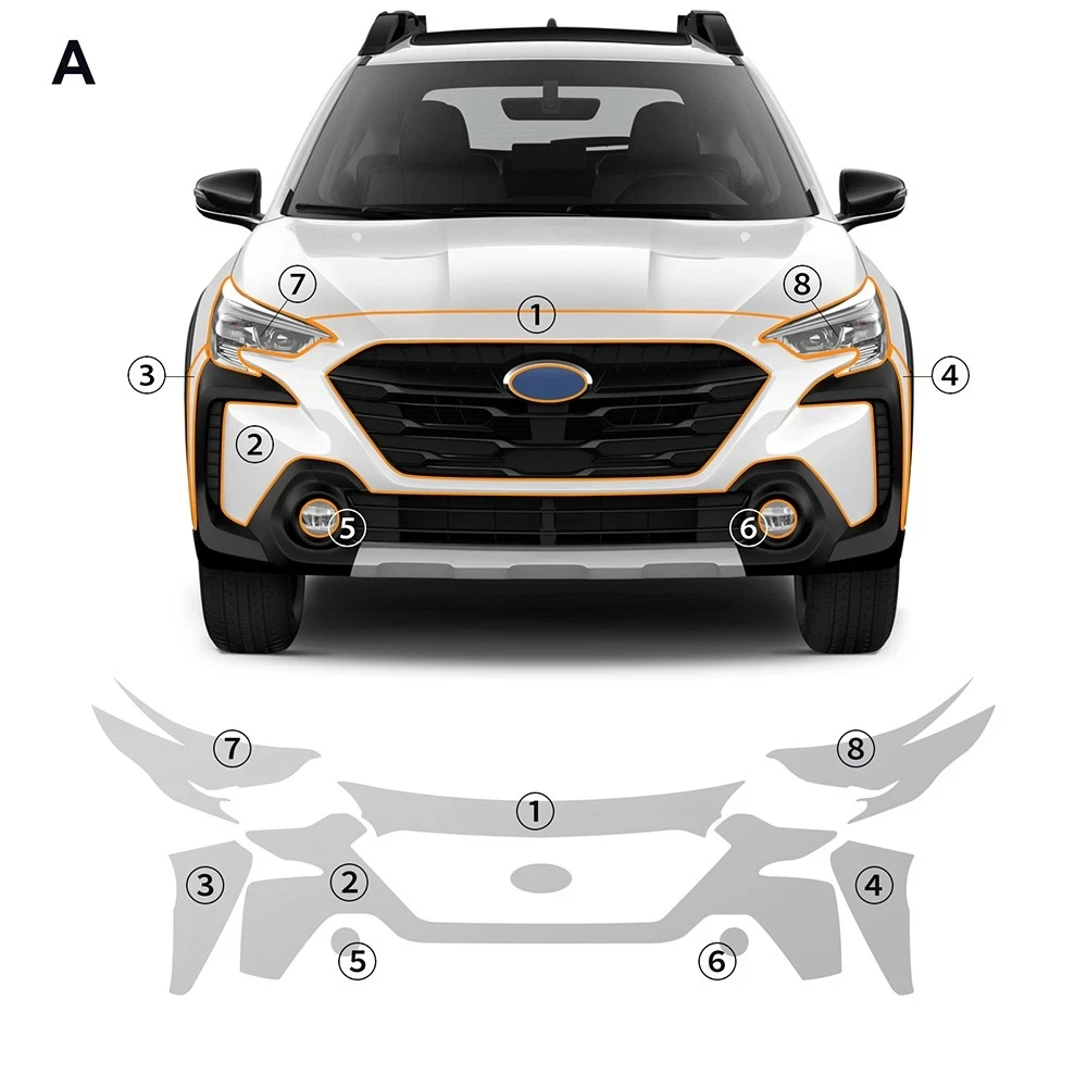 For Subaru Outback 2022-2025 TPU Bumper Hood Scratch-Resistant Self-Healing Paint Protection Film Invisible Pre-cut PPF Kit
For Subaru Outback 2022-2025 TPU Bumper Hood Scratch-Resistant Self-Healing Paint Protection Film Invisible Pre-cut PPF Kit