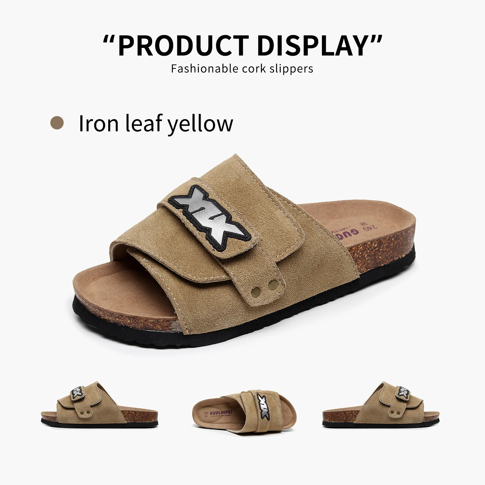 Flat bottomed anti slip cork slippers for men, beach outdoor wear for couples, summer casual Boken shoes for women
Flat bottomed anti slip cork slippers for men, beach outdoor wear for couples, summer casual Boken shoes for women