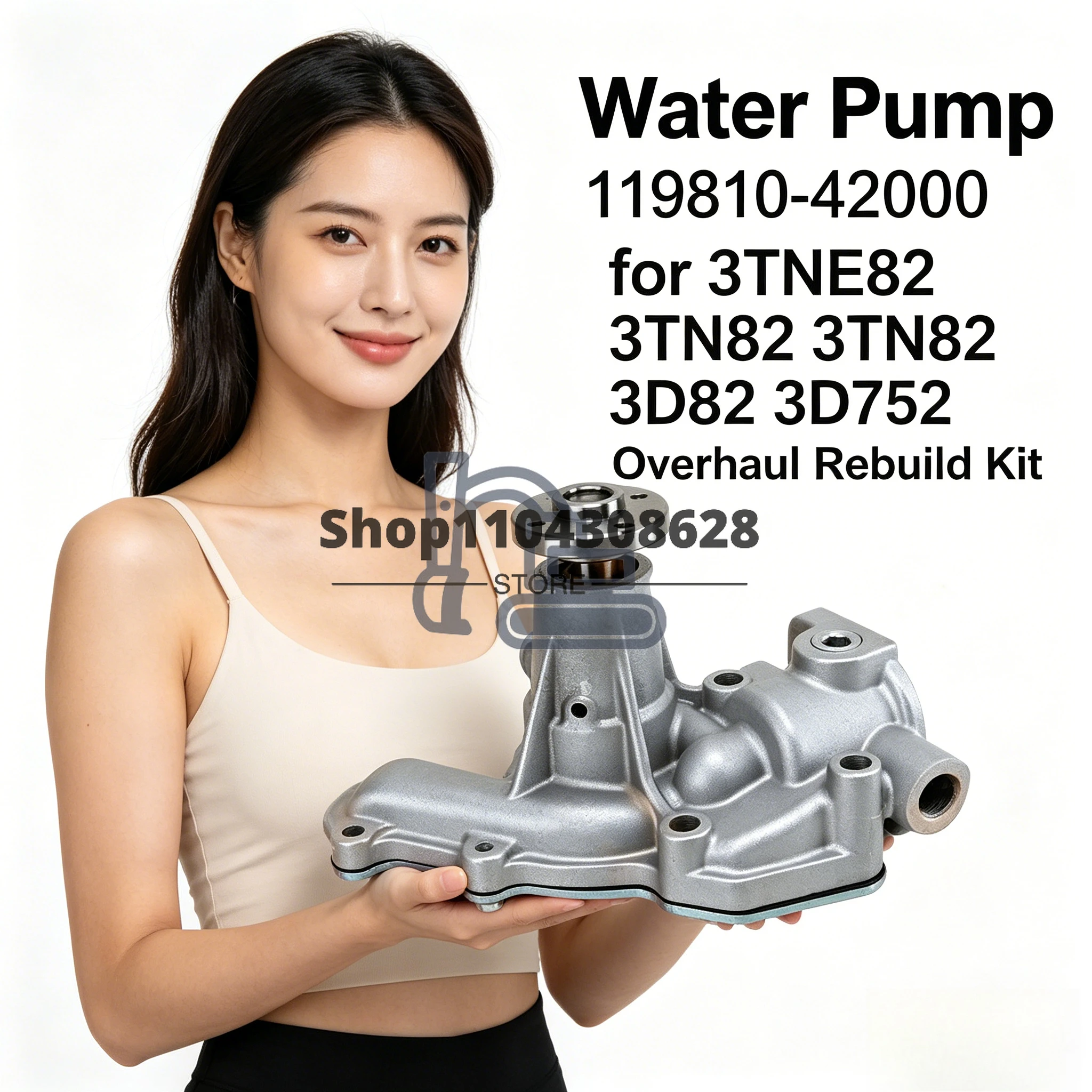Water Pump 119810-42000 for 3TNE82 3TN82 3D82 3D752 Overhaul Rebuild Kit
Water Pump 119810-42000 for 3TNE82 3TN82 3D82 3D752 Overhaul Rebuild Kit