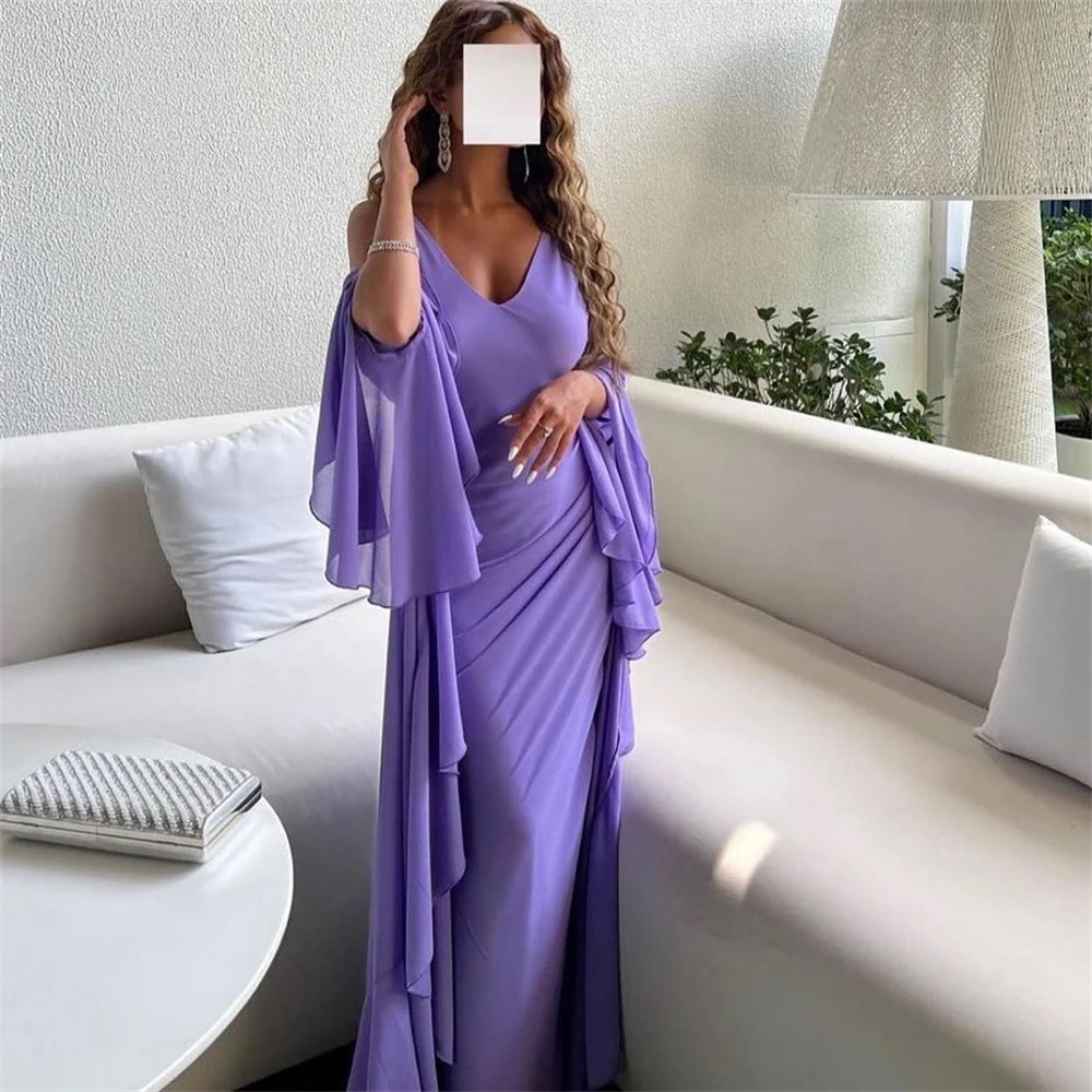 Fashion V-Neck Mermaid Lalic Chiffon Prom Dress for Women Floor-length Evening Party Gown Formal Occasion Dresses فساتين السهرة
Fashion V-Neck Mermaid Lalic Chiffon Prom Dress for Women Floor-length Evening Party Gown Formal Occasion Dresses فساتين السهرة