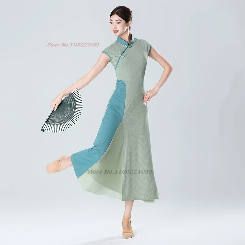 2026 китайское винтажное платье для народных танцев, Cheongsam, лоскутное цветное эластичное платье Ципао для тренировок, выступлений на сцене, народное платье
2026 китайское винтажное платье для народных танцев, Cheongsam, лоскутное цветное эластичное платье Ципао для тренировок, выступлений на сцене, народное платье