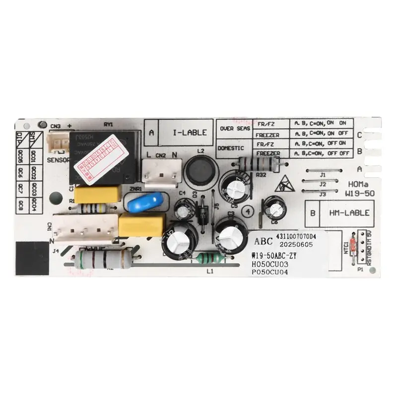 【КООД】 Запасная часть материнской платы с мостом для холодильника Homa W19-50AB-ZY, схема платы управления
【КООД】 Запасная часть материнской платы с мостом для холодильника Homa W19-50AB-ZY, схема платы управления