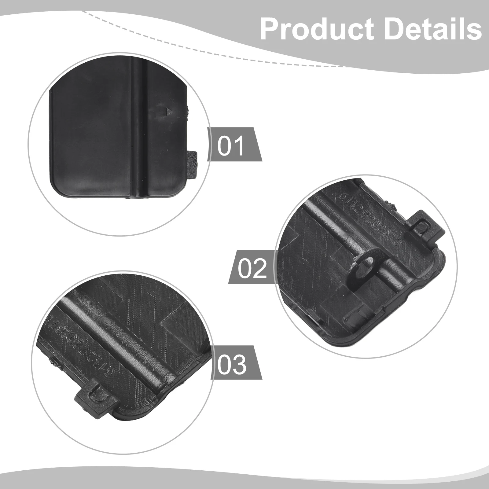 Replacement Tow Hook Eye Cover Cap for Rear Bumper For BMW 3 Series E90 328i 335i Sedan 2009-2011 OEM Fitment ABS Material
Replacement Tow Hook Eye Cover Cap for Rear Bumper For BMW 3 Series E90 328i 335i Sedan 2009-2011 OEM Fitment ABS Material