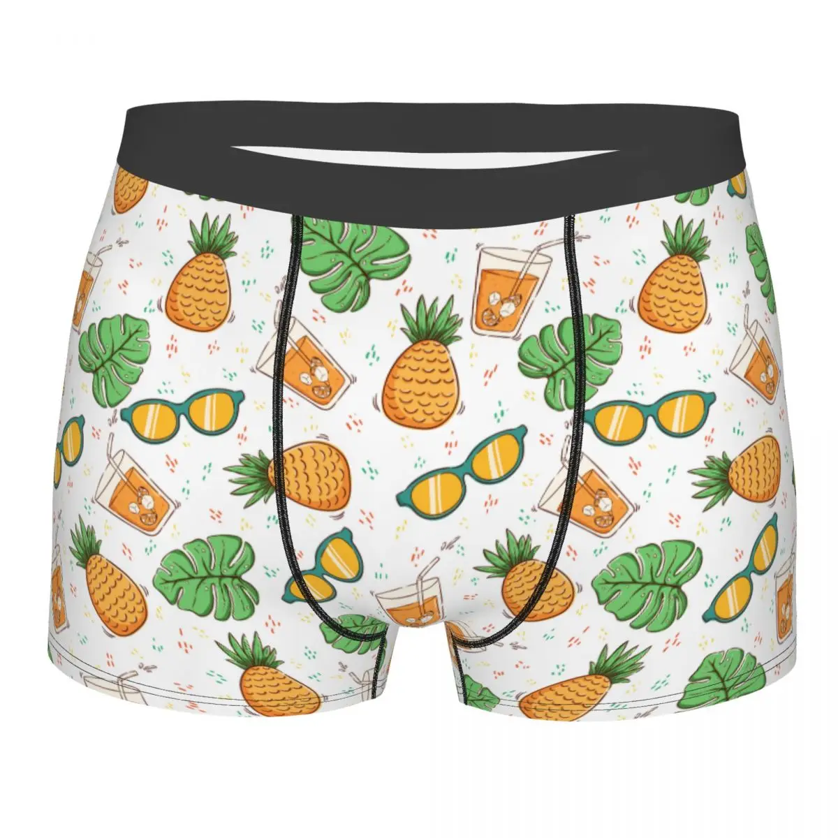 Летнее нижнее белье с тропическими фруктами на заказ, мужские шорты-боксеры с принтом, дышащие трусы
Летнее нижнее белье с тропическими фруктами на заказ, мужские шорты-боксеры с принтом, дышащие трусы