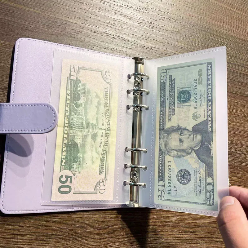 5pcs 6-Hole Loose-Leaf Notebook Waterproof PVC Zipper Bag Folders for Notebook Bill Bag A6 Handbook Storage Bag Budget Planner
5pcs 6-Hole Loose-Leaf Notebook Waterproof PVC Zipper Bag Folders for Notebook Bill Bag A6 Handbook Storage Bag Budget Planner