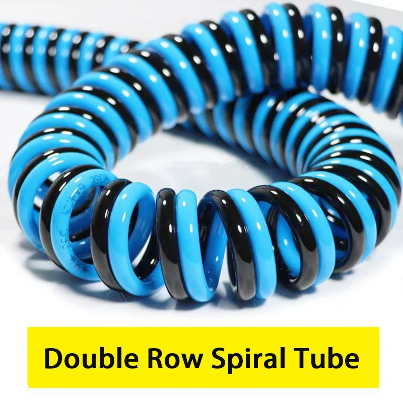 Polyurethane double row telescopic spring tube with high elasticity and wear resistance high-pressure air compressor air tube 4/
Polyurethane double row telescopic spring tube with high elasticity and wear resistance high-pressure air compressor air tube 4/