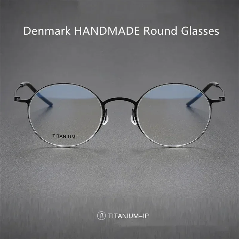Top Quality Denmark Titanium Retro Round Glasses 5504 For Men Lightweight Women Eyewear Prescription Eyeglasses Screwless Frame
Top Quality Denmark Titanium Retro Round Glasses 5504 For Men Lightweight Women Eyewear Prescription Eyeglasses Screwless Frame
