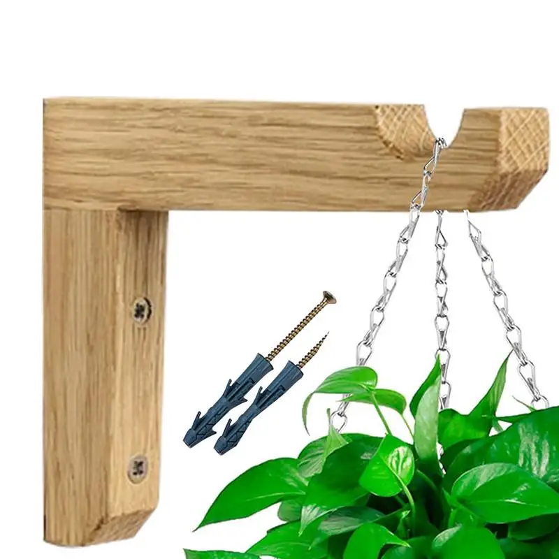 Wooden L Shaped Wall Plant Hangers Hanging Flower Pot Hook Natural Wood Wall Plant Hangers Balcony Flower Pot Accessories
Wooden L Shaped Wall Plant Hangers Hanging Flower Pot Hook Natural Wood Wall Plant Hangers Balcony Flower Pot Accessories