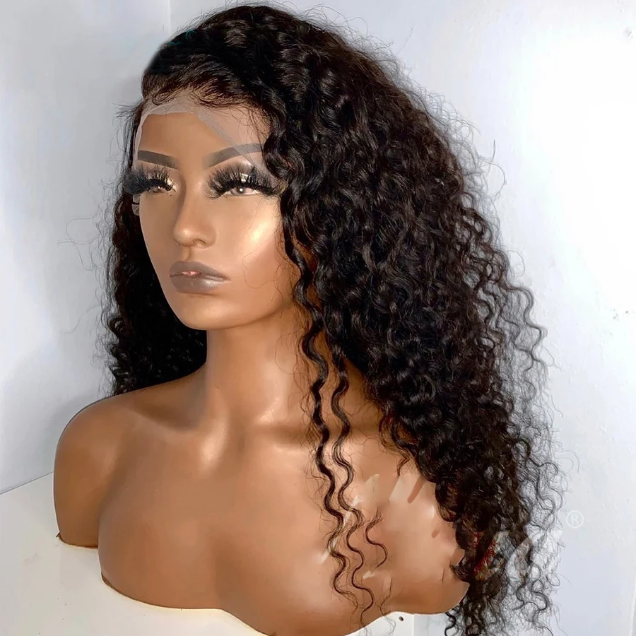 Glueless Soft 26Inch Long Natural Black Kinky Curly 180Density Deep Lace Front Wig For African Women Babyhair Preplucked Daily
Glueless Soft 26Inch Long Natural Black Kinky Curly 180Density Deep Lace Front Wig For African Women Babyhair Preplucked Daily