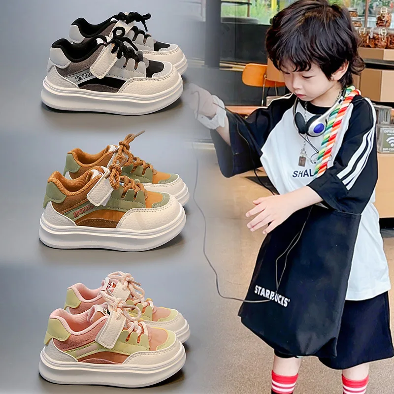 Kids Casual Shoes Non-slip Soft Sole Boys Girls Sports Shoes Trendy Lightweight 2025 New Fashion Children Sneakers Hook&loop
Kids Casual Shoes Non-slip Soft Sole Boys Girls Sports Shoes Trendy Lightweight 2025 New Fashion Children Sneakers Hook&loop