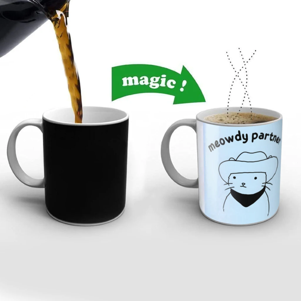 Meowdy Creativity Change Color Chang mug Ceramic mug Hot Coffee Cup Breakfast Cup Mug Friend Gift
Meowdy Creativity Change Color Chang mug Ceramic mug Hot Coffee Cup Breakfast Cup Mug Friend Gift
