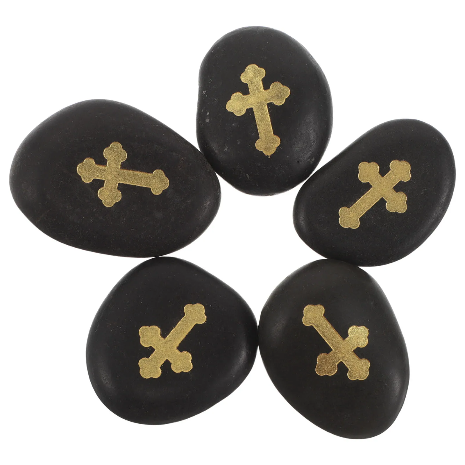 5Pcs Handheld Comfort Crosses Natural River Pebble Engraved Stones Pocket Prayer Stone Baptism Funeral Memorial Inspirational
5Pcs Handheld Comfort Crosses Natural River Pebble Engraved Stones Pocket Prayer Stone Baptism Funeral Memorial Inspirational