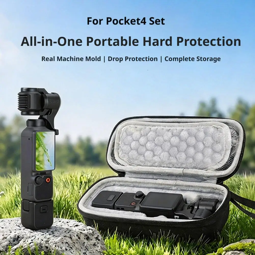 Protective Carrying Case Storage Bag For DJI Osmo Pocket 4 Handheld Gimbal Camera Accessories Outdoor Travel Handbag Shockproof
Protective Carrying Case Storage Bag For DJI Osmo Pocket 4 Handheld Gimbal Camera Accessories Outdoor Travel Handbag Shockproof