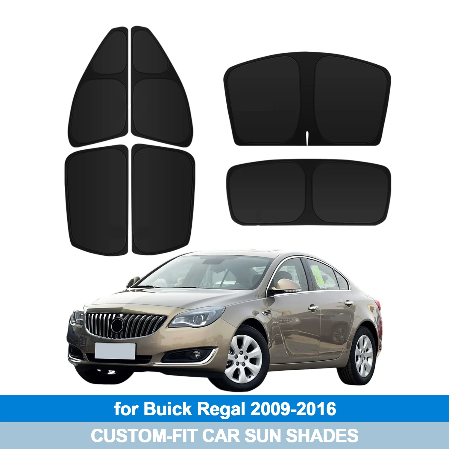 For Buick Regal 2009-2016 Windshield Sun Shade Side Window Shades Cover Sun Visor Shield Privacy Protection
For Buick Regal 2009-2016 Windshield Sun Shade Side Window Shades Cover Sun Visor Shield Privacy Protection