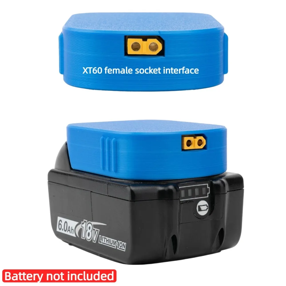 XT60 Female Socket 18V Battery Adapter for Makita 18V Li-ion TO XT60 Male Interface, Power Supply Converter for Outdoor Use
XT60 Female Socket 18V Battery Adapter for Makita 18V Li-ion TO XT60 Male Interface, Power Supply Converter for Outdoor Use