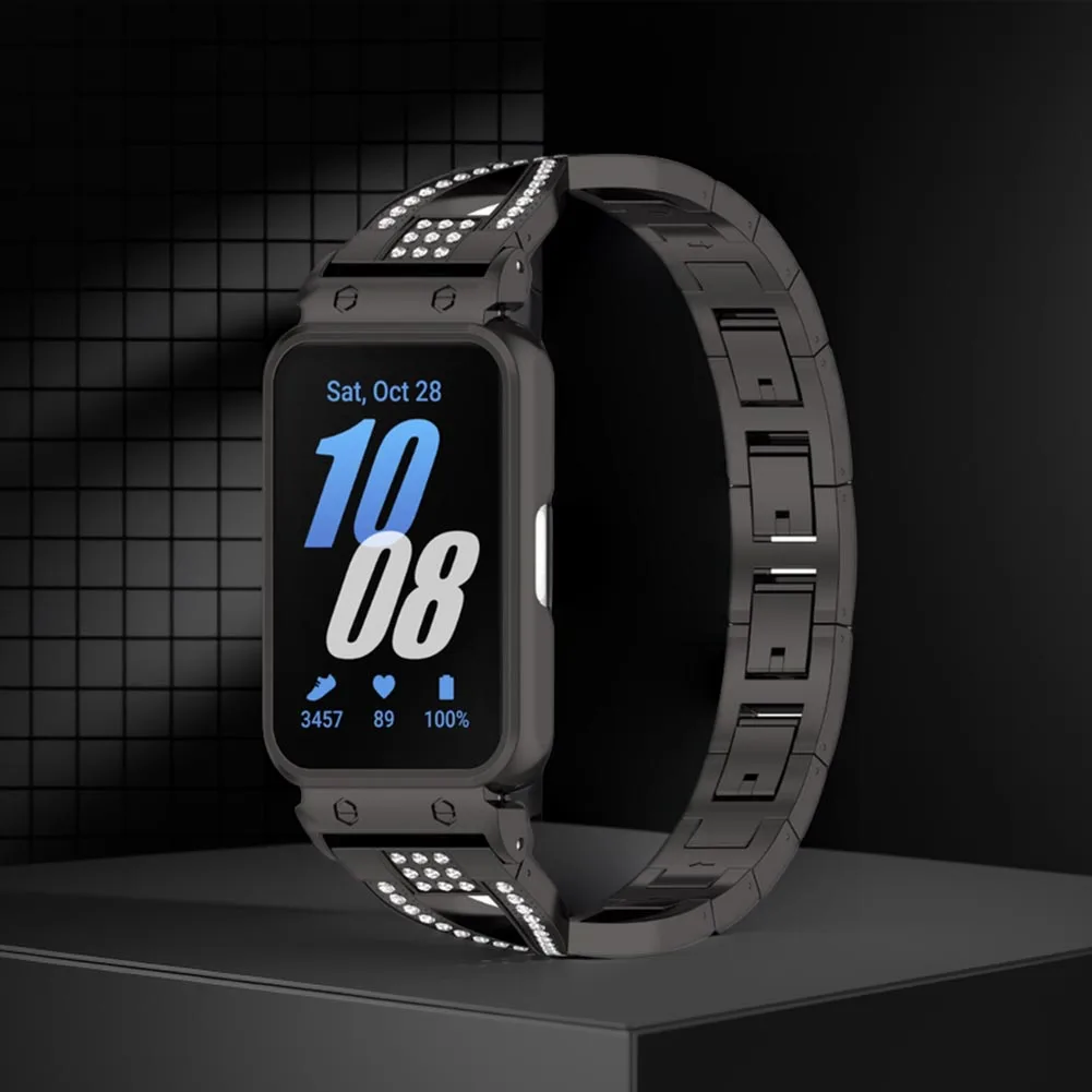Case+Band Stainless Steel Strap Bracelet Metal Protective Screen Watch Band for Samsung Galaxy Fit 3
Case+Band Stainless Steel Strap Bracelet Metal Protective Screen Watch Band for Samsung Galaxy Fit 3