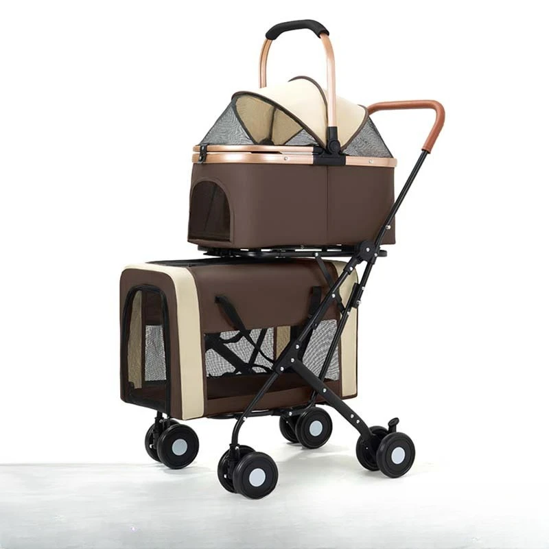 Metal 2-Layer Pet Stroller Lightweight Foldable Outdoor Travel Cart for Dogs Teddy Puppy Kitten Portable Pet Walking Pushchair
Metal 2-Layer Pet Stroller Lightweight Foldable Outdoor Travel Cart for Dogs Teddy Puppy Kitten Portable Pet Walking Pushchair