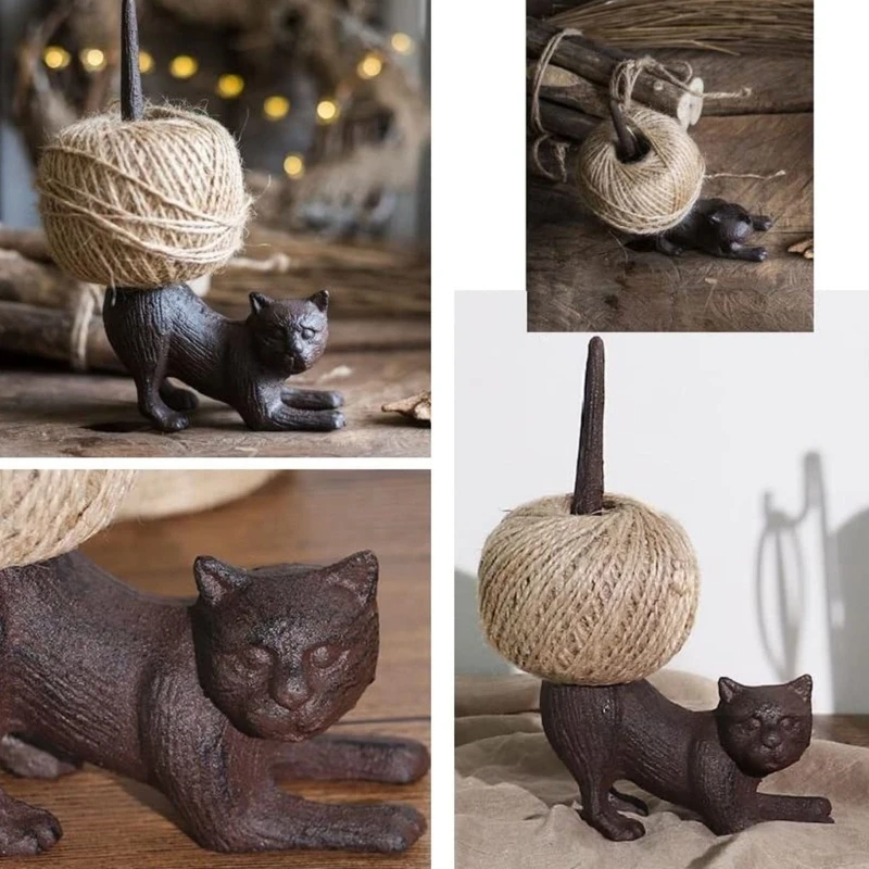 Retro Cast Iron Animal Rope Spool Holder With Decorative Bird Design Organizers Rack For Home Organization B03E
Retro Cast Iron Animal Rope Spool Holder With Decorative Bird Design Organizers Rack For Home Organization B03E