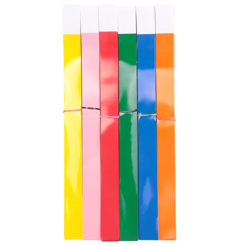B62B-600 Pack Paper Wristbands,Colored Wristbands Waterproof Hand Bands For Party Club Lightweight Adhesive Wristbands
B62B-600 Pack Paper Wristbands,Colored Wristbands Waterproof Hand Bands For Party Club Lightweight Adhesive Wristbands