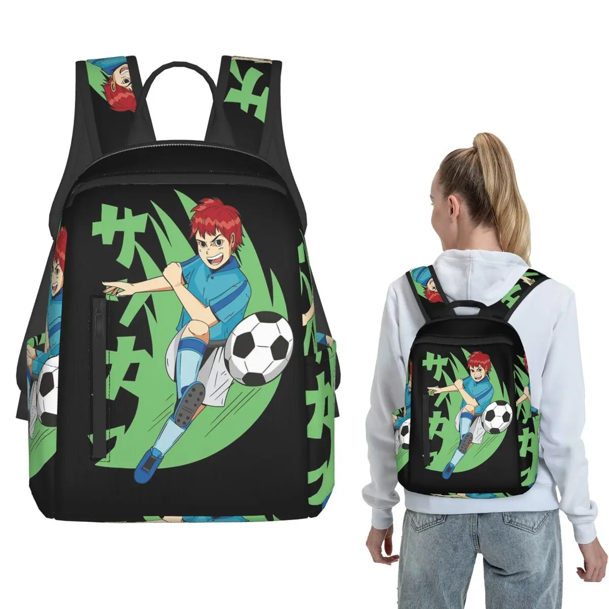 Anime Soccer Player Backpack Large Capacity Children BookBag School Bag Shoulder Bags for Men Women
Anime Soccer Player Backpack Large Capacity Children BookBag School Bag Shoulder Bags for Men Women