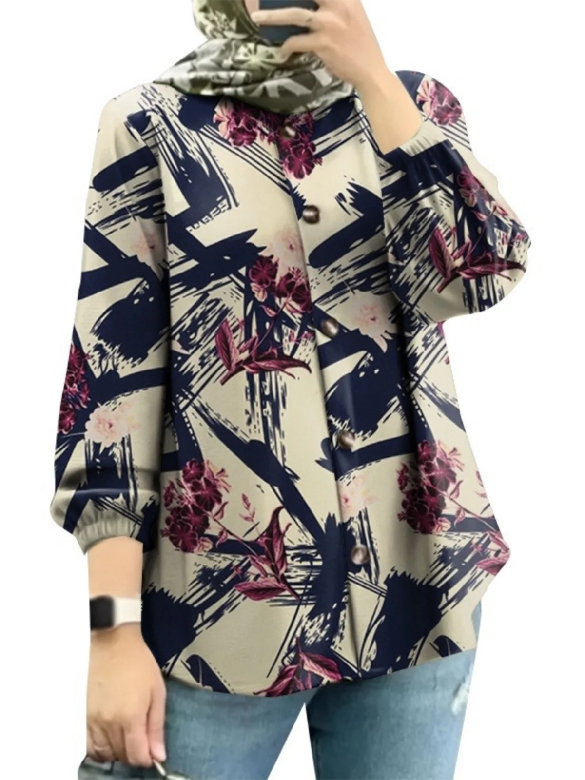 Faionable Floral Women's irt Bubble Sve New 2025 Cross-Border Middle East Malaysia Traditional Costume Stage Costume
Faionable Floral Women's irt Bubble Sve New 2025 Cross-Border Middle East Malaysia Traditional Costume Stage Costume