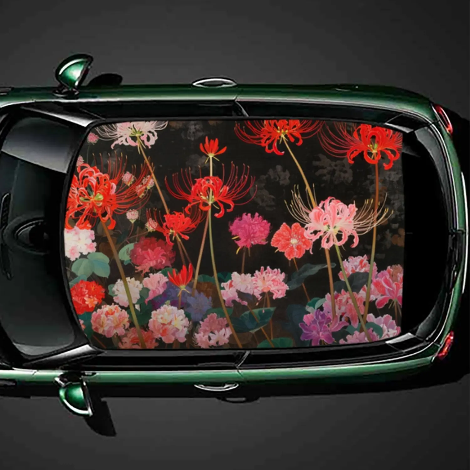 Ethereal Spider Lily ПВХ виниловая пленка на крышу автомобиля, самоклеящаяся водонепроницаемая автомобильная наклейка, декоративная пленка против царапин для Seda
Ethereal Spider Lily ПВХ виниловая пленка на крышу автомобиля, самоклеящаяся водонепроницаемая автомобильная наклейка, декоративная пленка против царапин для Seda