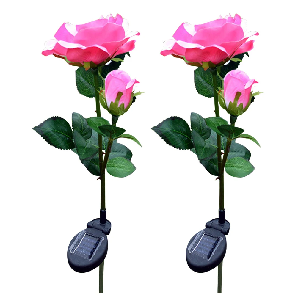 2Pcs Solar Powered Rose Flower Lights ElegantRose Garden Lamp Outdoor Decoration Waterproof L Lighting Design
2Pcs Solar Powered Rose Flower Lights ElegantRose Garden Lamp Outdoor Decoration Waterproof L Lighting Design